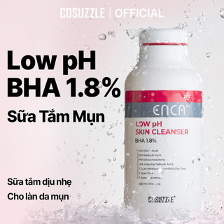 Gel Tắm Sữa Rửa Mặt Cho Da Dầu Mụn BHA 1.8% Làm Sạch Sâu Giảm Mụn Toàn Thân Kiềm Dầu 300ml COSUZZLE ENCA