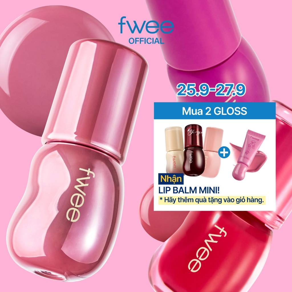 [fwee] Son Bóng 3D Voluming Gloss — 18 Màu (5.3g)
