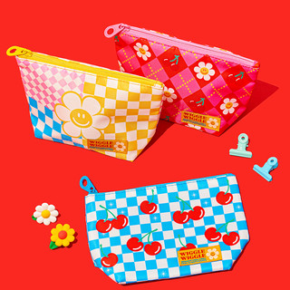 [WIGGLE WIGGLE] Túi đựng họa tiết mùa 2 (Pastel chắp vá / Smile Cherry Argyle / Cherry)