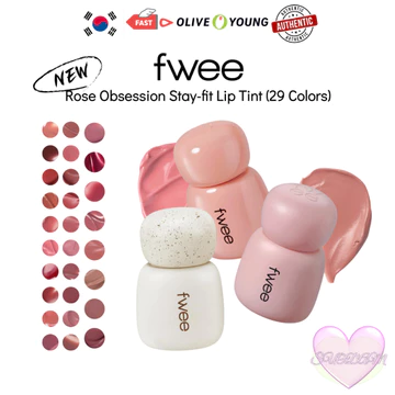 [KOREA] fwee Rose Obsessession Stay-fit Lip Tint (29 Màu) | Son Tint Matte & Glow | Vận chuyển từ Hàn Quốc
