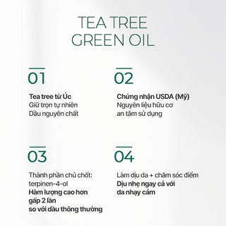<Odorata / Neferra> Chăm Sóc Điểm + Chăm Sóc Mụn / Tinh Dầu Tràm Trà 10ml / 2ml