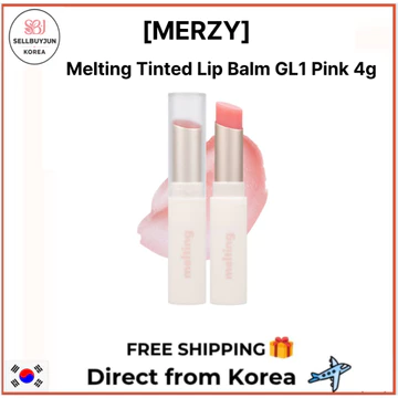 [MERZY] Son dưỡng môi nhuộm màu nóng chảy bóng GL1 High Key Pink 4g 1pc