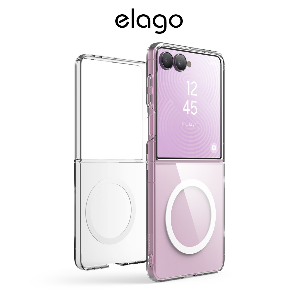 Ốp lưng Galaxy Z Flip 8 elago Clear từ tính