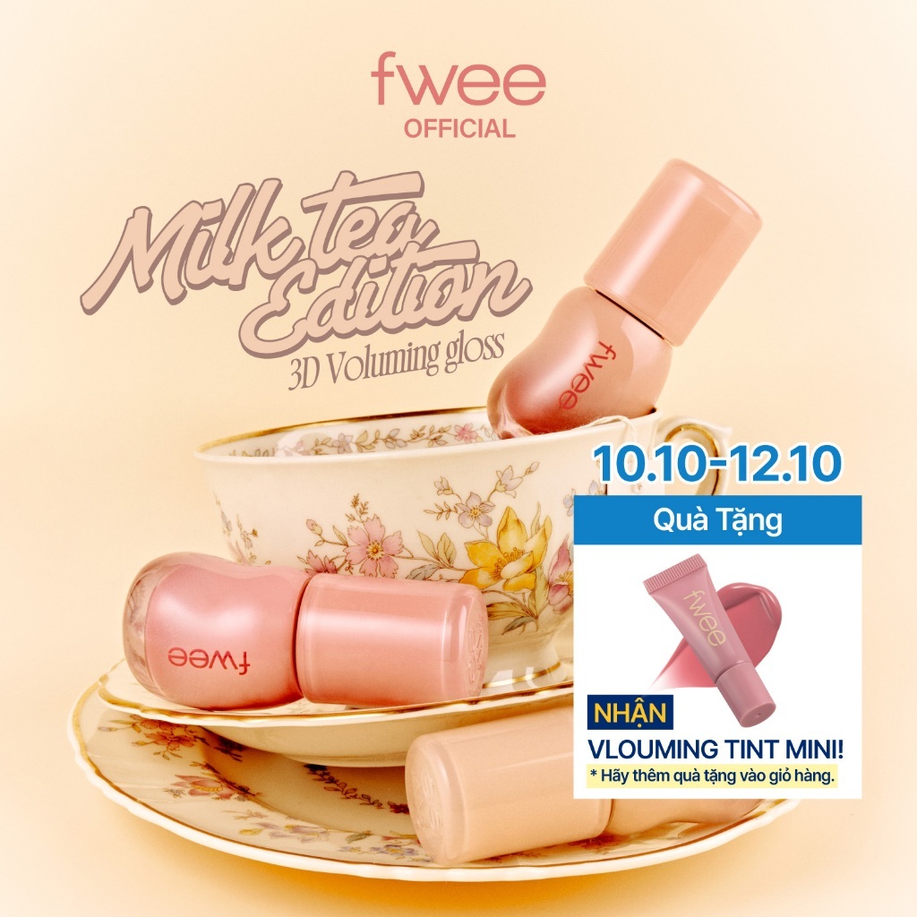 [fwee] Milk Tea Edition (3d Voluming Gloss) / 5.3g