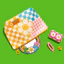 Túi đựng họa tiết mùa 2 (Pastel chắp vá / Smile Cherry Argyle / Cherry)