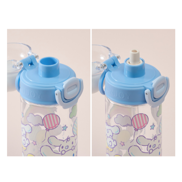 [LocknLock] Sanrio school fit One-Touch Hình Tritan Clear Water Bottle 430ml ABF899
