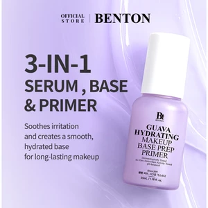 Kem Lót Trang Điểm Guava Hydrating Make Up Base – Cấp ẩm, giúp lớp nền bám tốt và lâu trôi, hỗ trợ làm mờ lỗ chân lông, kiểm soát dầu, tạo hiệu ứng lì mịn và căng bóng, không chứa silicone