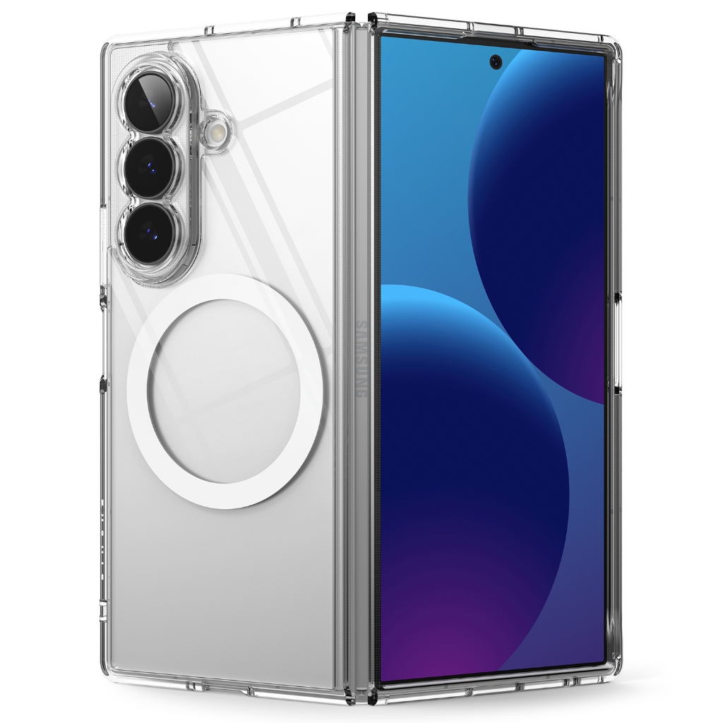 [Chính hãng] Ốp lưng Ringke Fusion Magnetic trong suốt tích hợp MagSafe cho Galaxy Z Fold8 Ultra, hít nam châm cực mạnh, chống sốc