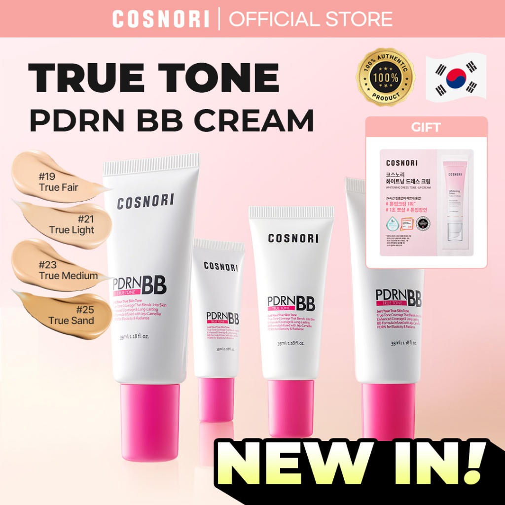 Kem BB COSNORI True tone PDRN (4 Màu)