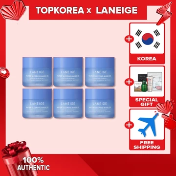 ★LANEIGE★ Mặt nạ ngủ Nước 6 cái / Môi 3 cái / TOP KOREA / VẬN CHUYỂN TỪ HÀN QUỐC /