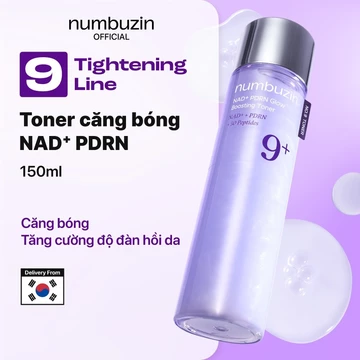 [Numbuzin Official] Toner Số.9 / Toner Căng Bóng Da NAD+ PDRN 150ml
