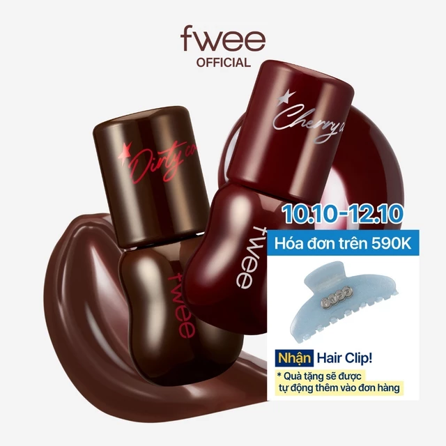 [fwee] Cola-Gloss _ Son Bóng 3D Voluming Gloss — 4 Màu (5.3g)