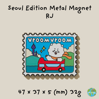 [BT21] Phiên bản Seoul | Bộ sticker | Nam châm kim loại | Quà lưu niệm sưu tầm | Quà tặng K-pop