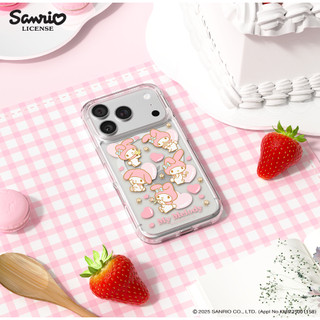 Sanrio - ốp lưng từ tính họa tiết trong suốt tương thích với iphone 17 pro max air