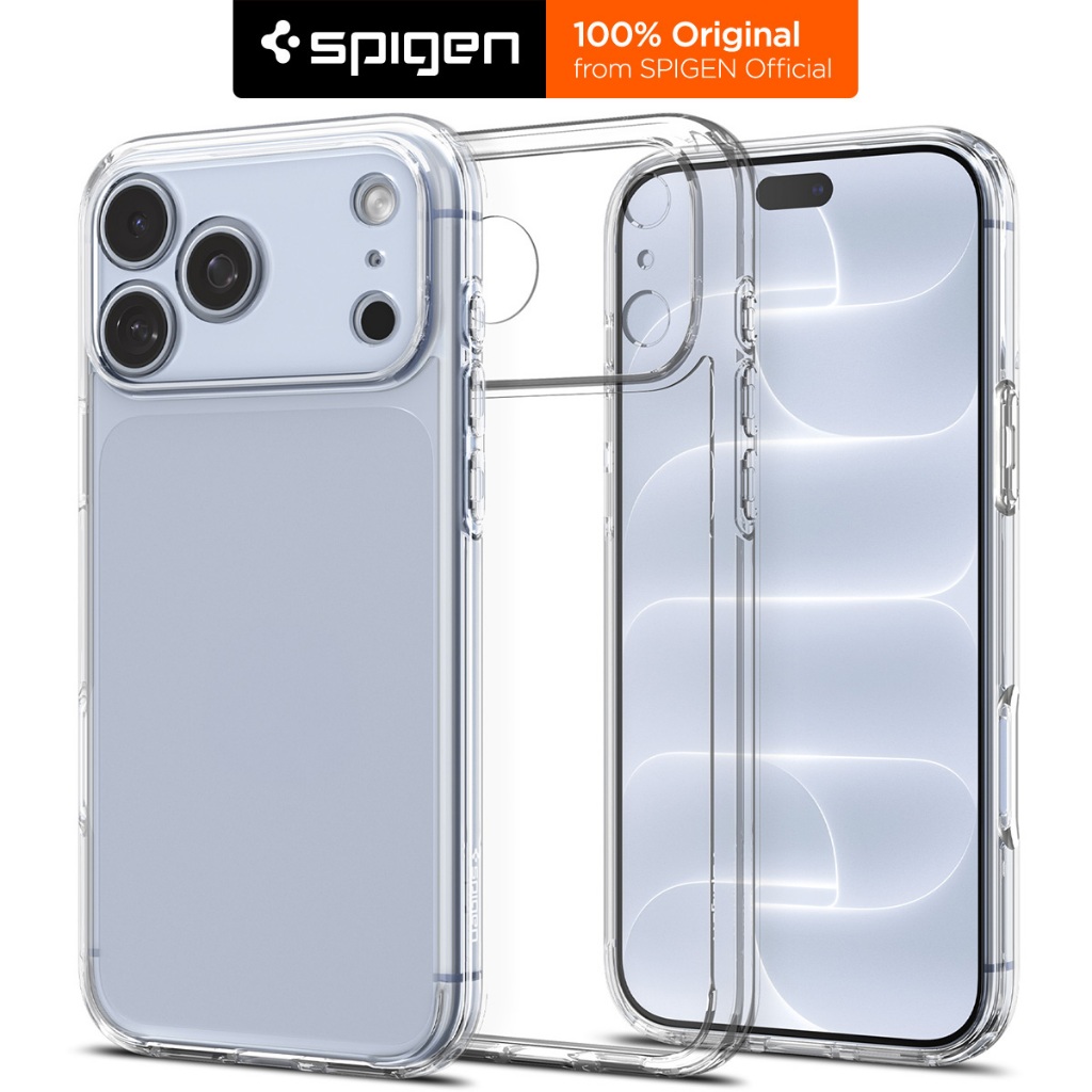 Ốp Lưng iPhone 18 Pro Max 18 Pro 17 Air 16 15 Series Ultra Hybrid Spigen - Thiết Kế Trong Suốt Bảo Vệ Toàn Diện