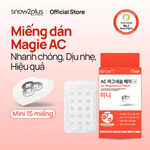 Miếng dán AC Magiê (Mini 15 miếng vá) / Loại bỏ mụn nhanh chóng / Da phục hồi 8 giờ / Miếng dán kim / Miếng dán lúm đồng tiền
