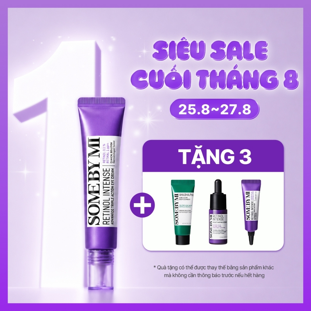 [SOMEBYMI] Kem Mắt Retinol Giảm Nhăn Retinol Intense Advanced Triple Action Eye Cream 30ml