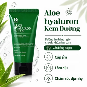 Kem Dưỡng Ẩm Lô Hội Benton Aloe Hyaluron – Dưỡng ẩm sâu, làm dịu da, dạng gel, pH axit nhẹ, hỗ trợ hàng rào bảo vệ da, phù hợp da khô & da dầu