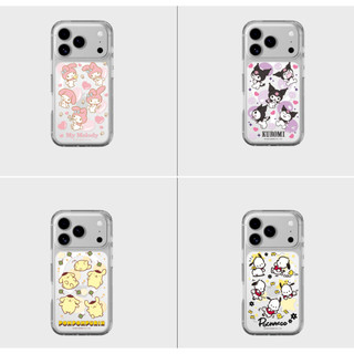 Sanrio - ốp lưng từ tính họa tiết trong suốt tương thích với iphone 17 pro max air
