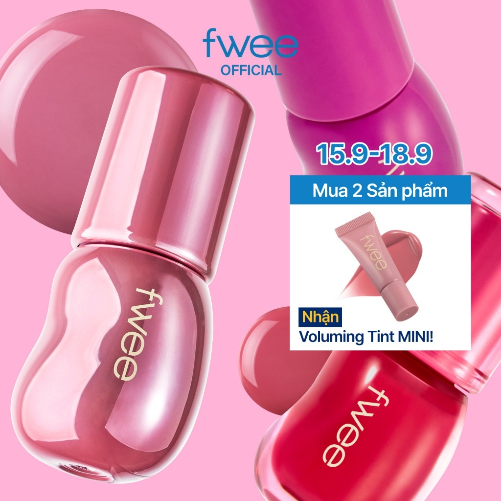 [fwee] Son Bóng 3D Voluming Gloss — 17 Màu (5.3g)