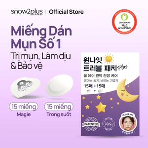 Miếng dán Hỗ trợ giảm mụn Magiê / Miếng dán rắc rối một đêm Plus (30 miếng dán) / Gói chăm sóc mụn trứng cá