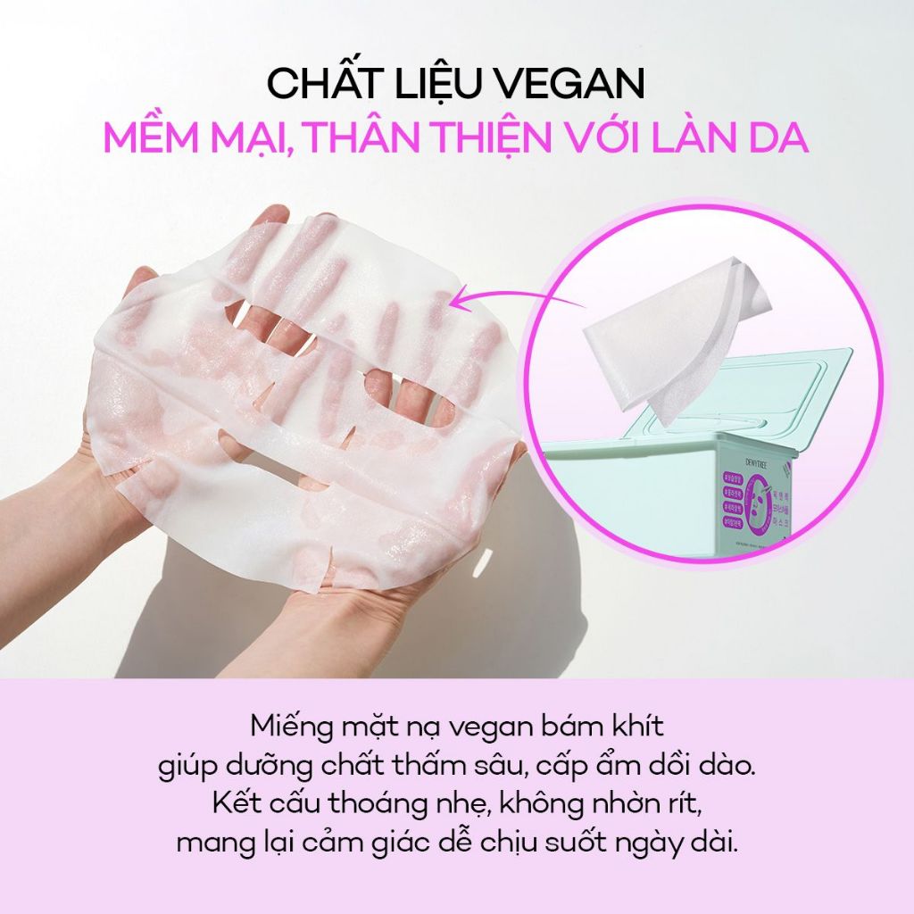 [DEWYTREE] Mặt Nạ Cấp Ẩm Chuyên sâu Pick & Quick 30 Miếng