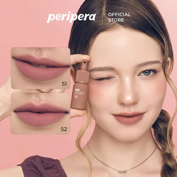 [PERIPERA]❤️ [Ink Velvet 4g (Son tông màu, kết cấu nhung, Son Tint lâu trôi)