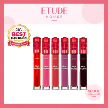 [ETUDE] Gel Nước Dear Darling Tint 5g | Son Tint dưỡng ẩm | 8 màu