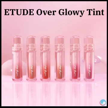 [ETUDE] Over Glowy Tint 3g Son Tint Hàn Quốc Trang Điểm Bóng