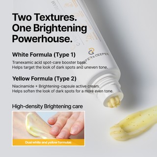 [Differ & Deeper Korea] B-Volume / C-Toning / S-Cure Mix & Max Cream (50ml) - Chống lão hóa / Làm sáng / Giảm lỗ chân lông (3 loại)