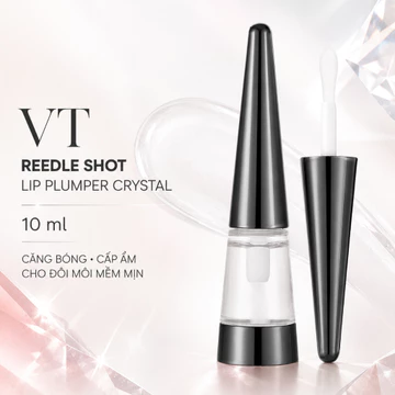 VT REEDLE SHOT Lip Plumper Crystal 10ml Son dưỡng làm đầy môi căng bóng gloss cấp ẩm phục hồi môi khô nứt chính hãng