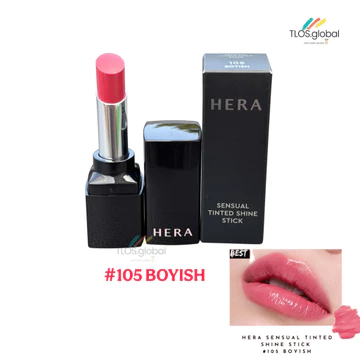 Son thỏi tạo bóng lên màu HERA Sensual Tinted Shine Stick mini 1.5g | #105 BOYISH