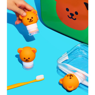 [WIGGLE WIGGLE] Bộ chai du lịch tiện lợi 3P Bear (60ml × 3ea)