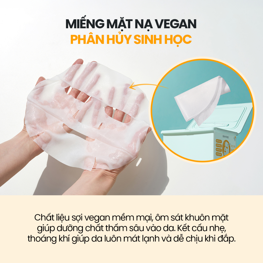 [DEWYTREE] Mặt Nạ Giảm Sưng Buổi Sáng Pick & Quick 30 Miếng