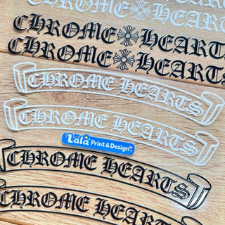 1 Cặp Tem Decal UV DTF chữ Chrome Hearts Dán sườn xe Máy | Dán Xe Điện | Dán ô tô chống nước, bền màu