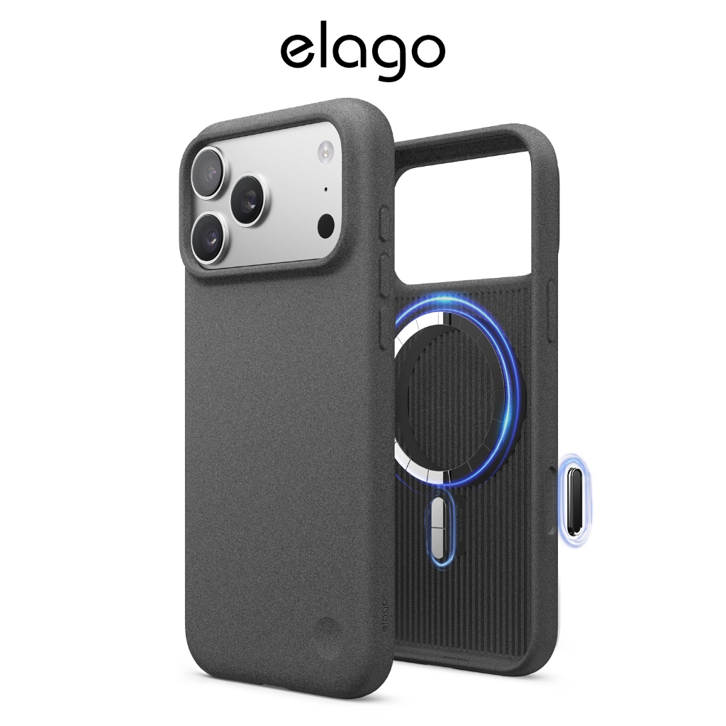 Ốp lưng iPhone 18 Pro, 18 Prom Max, 17 Pro, 17 Pro Max elago Pebble từ tính