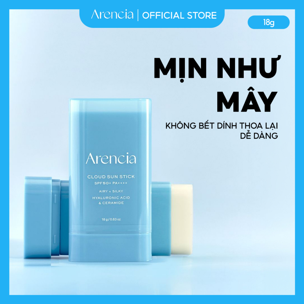 [Arencia] Thỏi chống nắng Cloud 18g