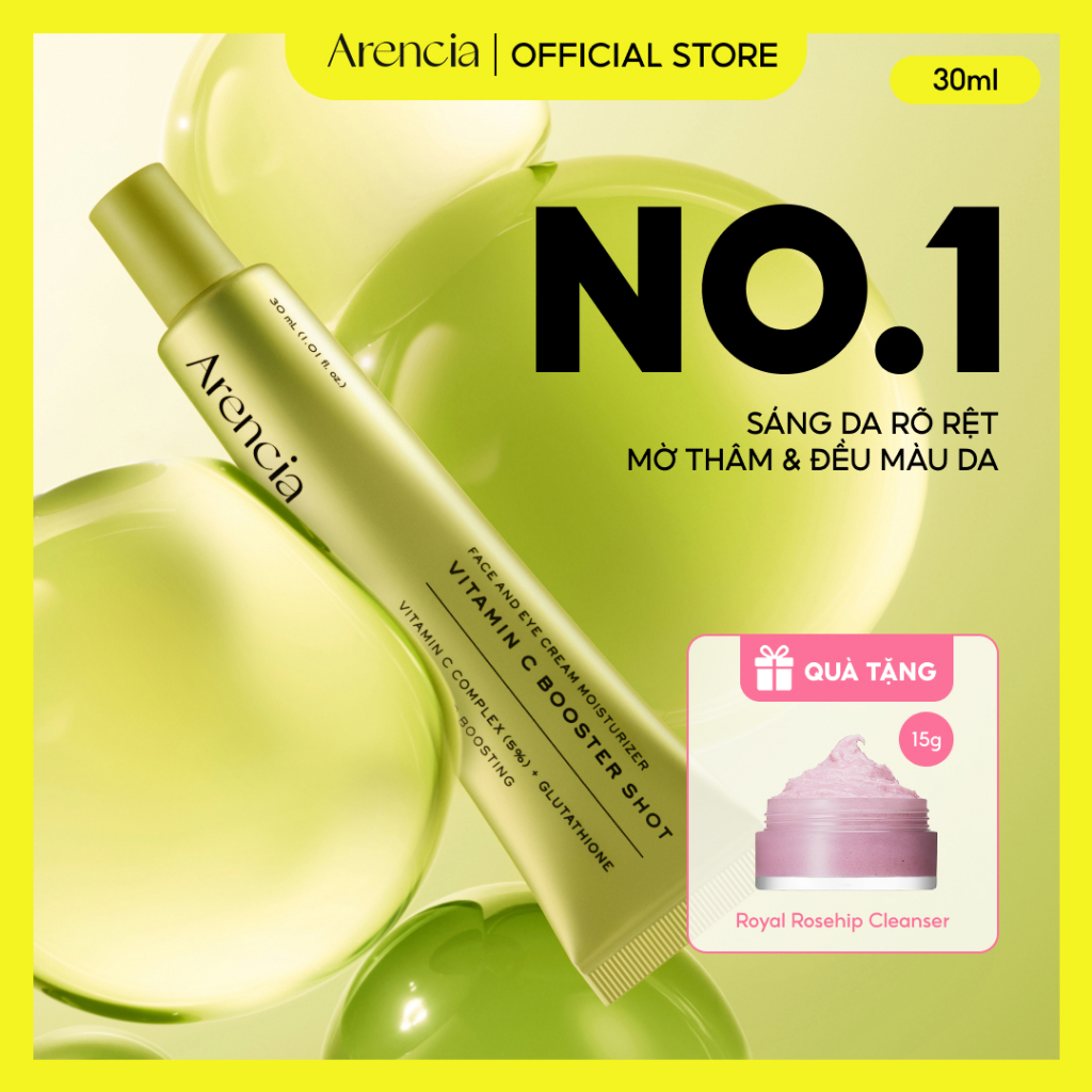 [Arencia] Vitamin C Booster shot Serum sáng da 30ml