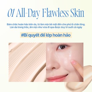 [fwee _ VN Live] [SET] SPA Glowing UV Tone Up Base + Glass Cushion Foundation