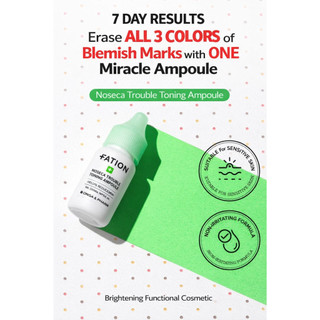 [FATION] Bộ Nosca9 Trouble Toning Ampoule 30ml (+ Trouble Serum 15ml)