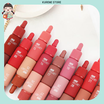 [Peripera] Thì Thầm Nhung Mịn | Son Tint Lì Nhung Mịn Màng Bền Màu Hàng Ngày