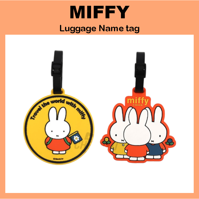 [MIFFY] Thẻ tên hành lý (bạn bè Cam / Vàng)