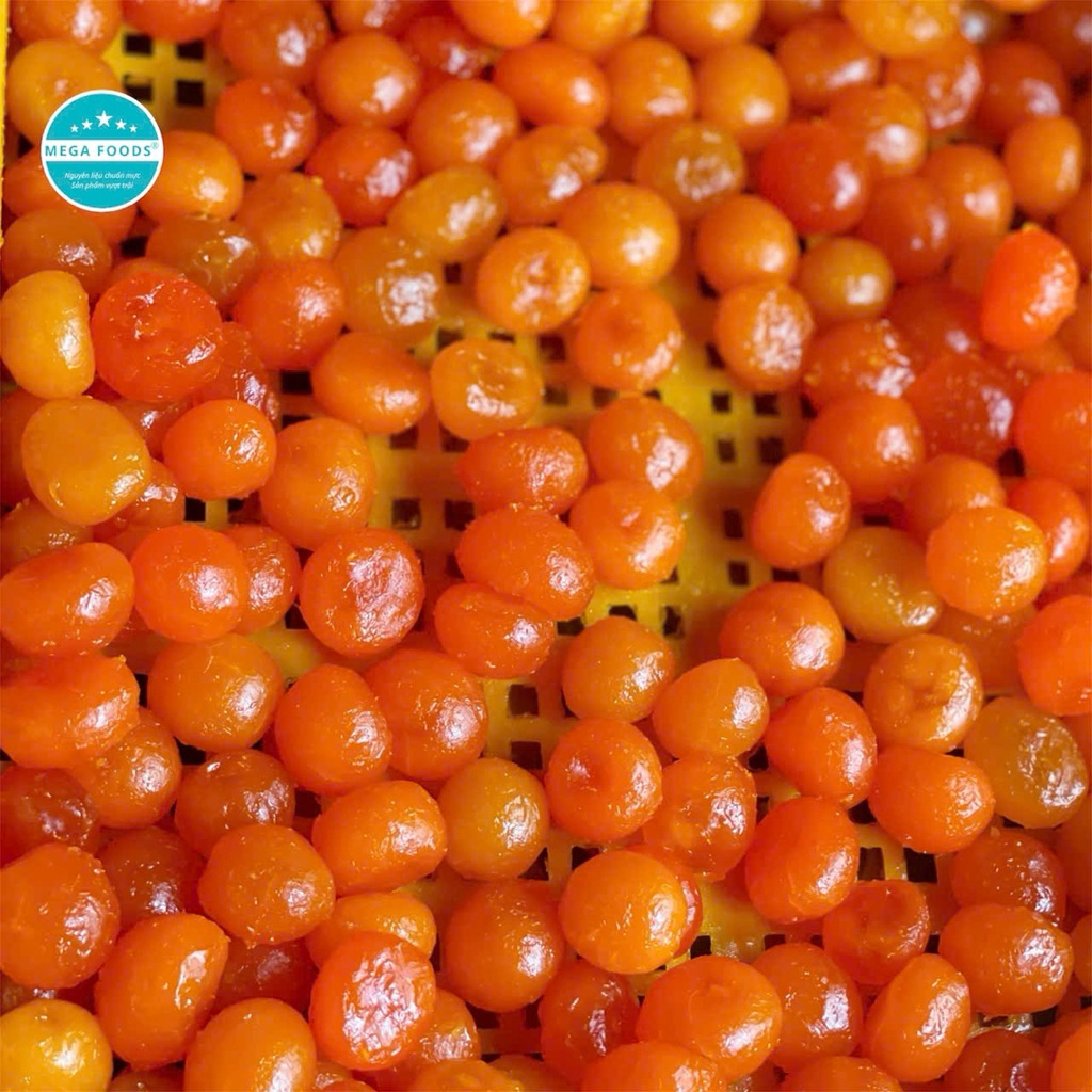 LÒNG ĐỎ TRỨNG VỊT MUỐI MEGA FOOD SIZE 10G ĐẾN 15 gram TÚI 50 (TÚI HÚT CHÂN KHÔNG)