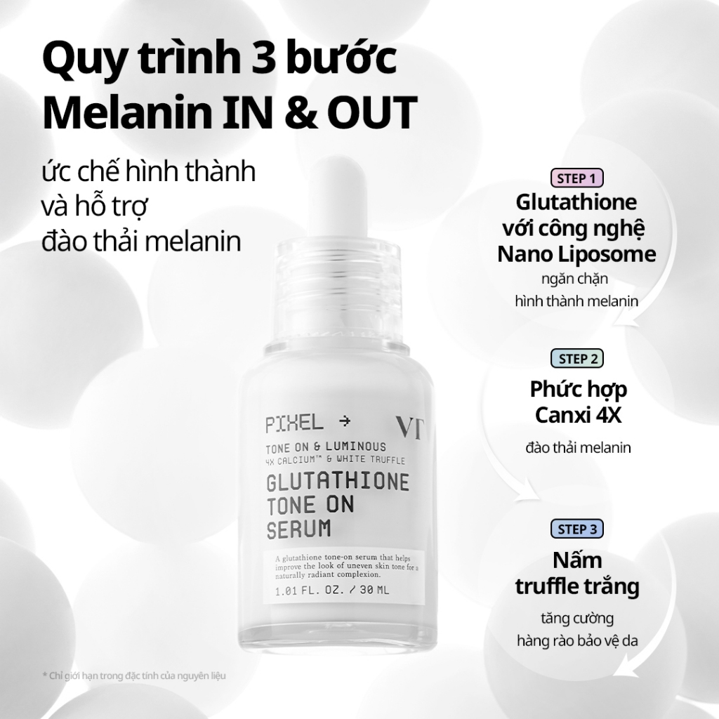 [VT] Serum Niacinamide Dưỡng Sáng 30ml Glutathione Tone-On – Nâng Tone Tự Nhiên, Đều Màu Da [Flagship chính thức] | BigBuy360 - bigbuy360.vn