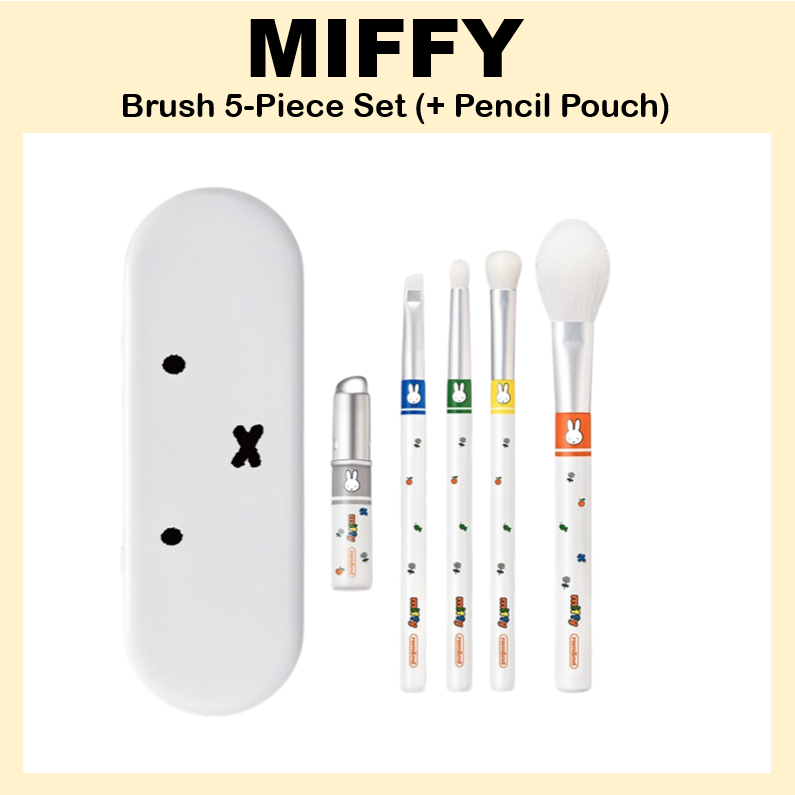 [MIFFY] Bộ cọ 5 mảnh (+ Túi đựng bút chì)