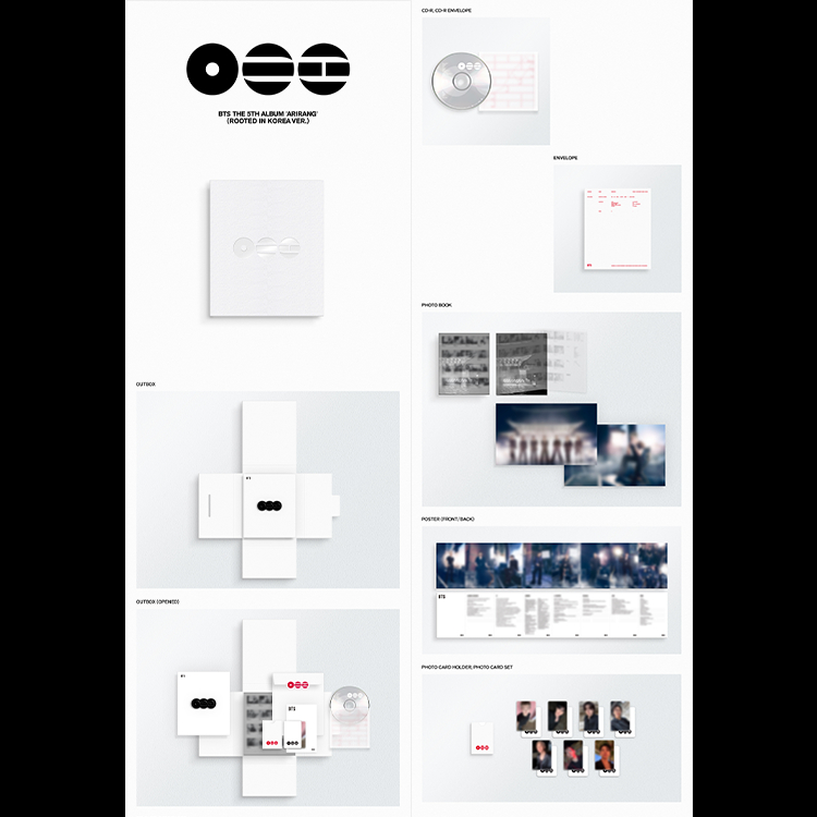 Album Hybe Labels BTS [ARIRANG] 5th Full Album (WITHMUU LUCKY DRAW POB ...