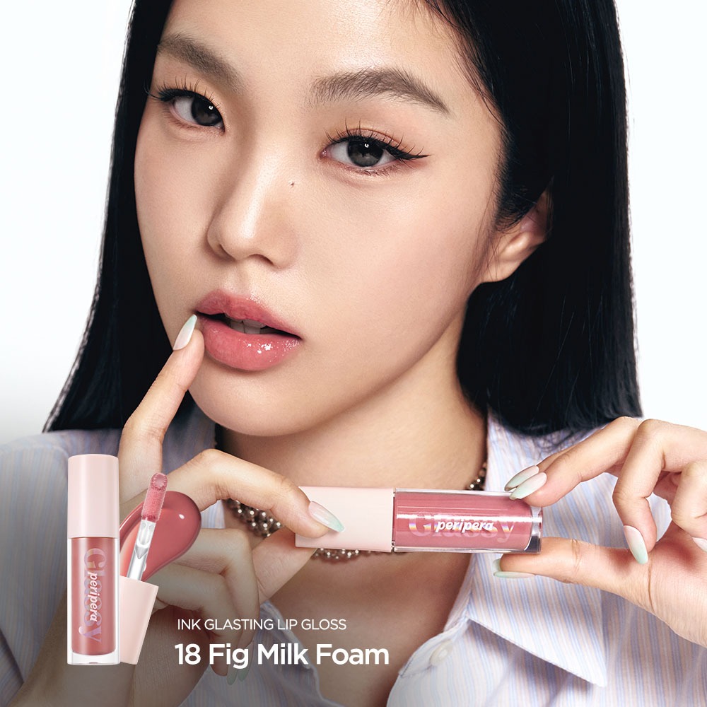 [PERIPERA - MÀU MỚI] | Ink Glasting Lip Gloss 4.5ml (Môi đầy đặn, Không dính, Đầu cỡ lớn, Thuần chay)