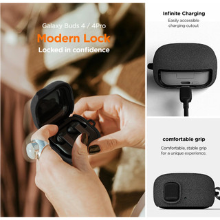 VRS Design - Ốp lưng Galaxy Buds 4 / Buds 4 Pro Dòng KHÓA HIỆN ĐẠI