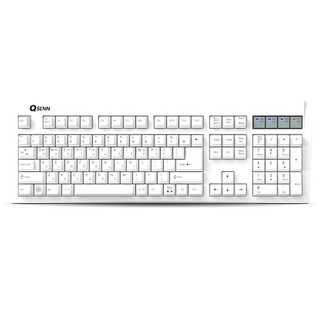 Bàn phím màng QSENN SEM-DT35 | Kích thước đầy đủ | USB có dây | Sử dụng văn phòng & tại nhà