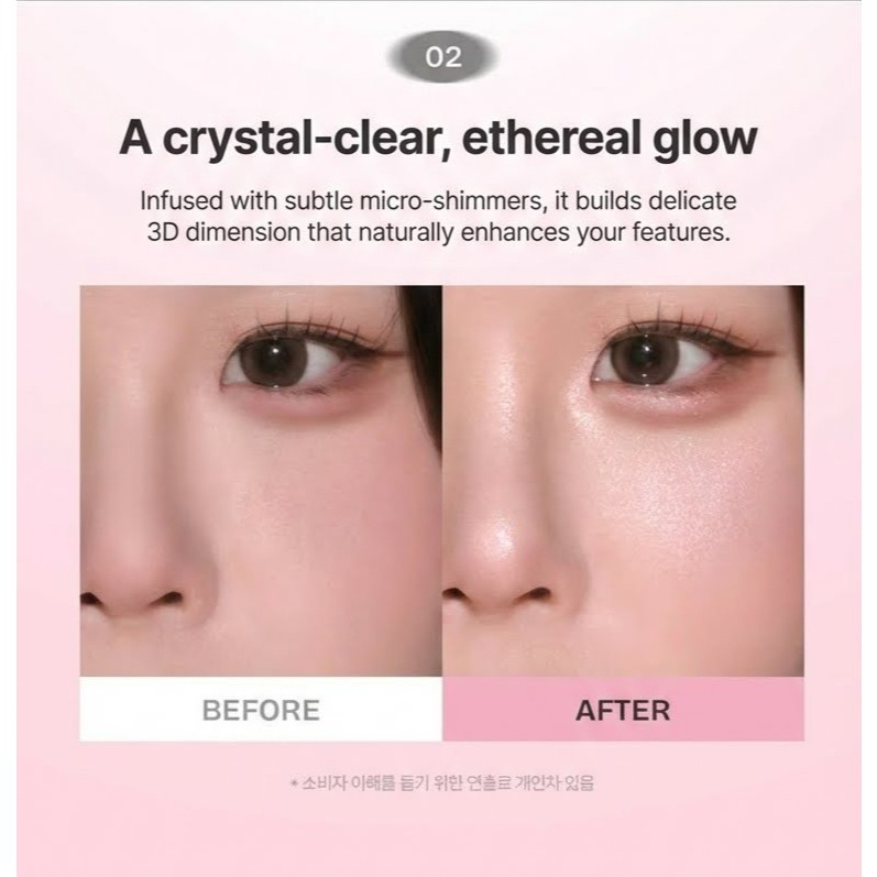 [Milk Touch] Highlight Bắt Sáng Dạng Lỏng (Tạo Khối 3D) | Da Căng Bóng, Sống Mũi Cao (Lâu Trôi)
